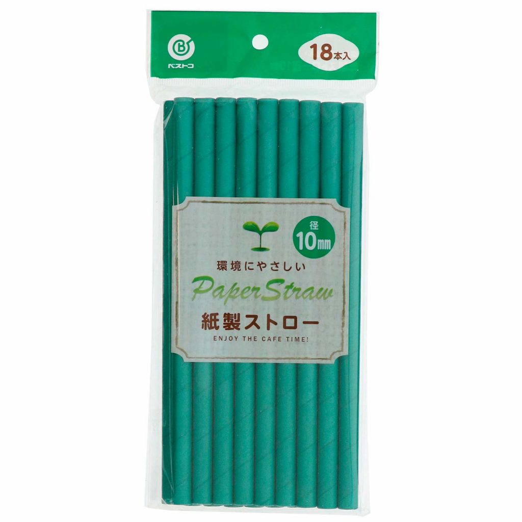 環境にやさしい紙製ストロー エコグリーン | ベストコ